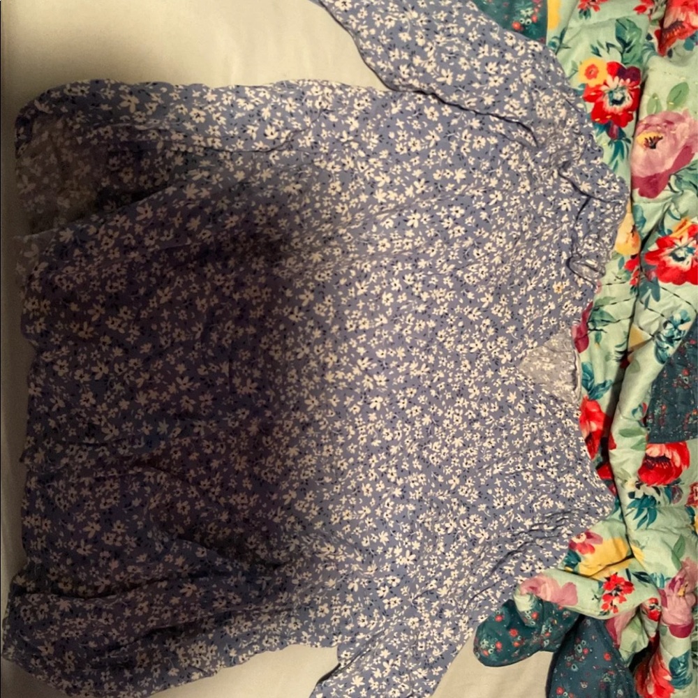 Womens spring blue top !